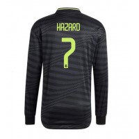Fotbalové Dres Real Madrid Eden Hazard #7 Alternativní 2022-23 Dlouhý Rukáv